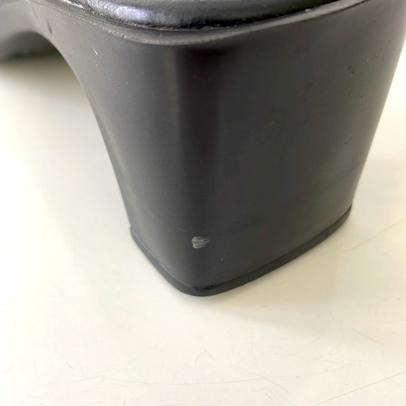 IDEA Ladies Open Toe Mules. Black Sandals. Wider Heel. Size 8. - Picture 12 of 14